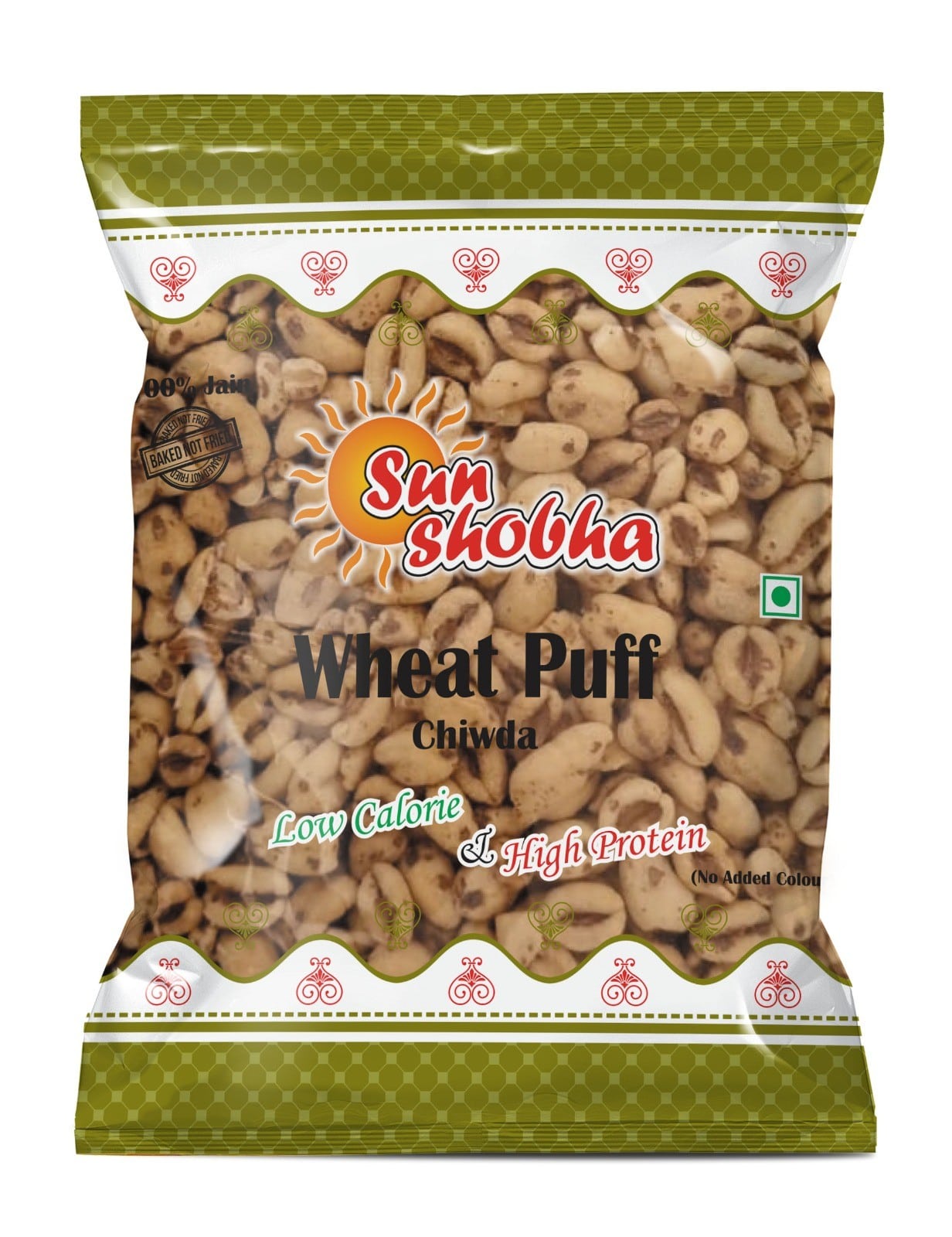 Low Calorie and High Protein Wheat Puff Salted